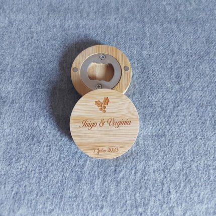Abridor de madera con imán ACEBO