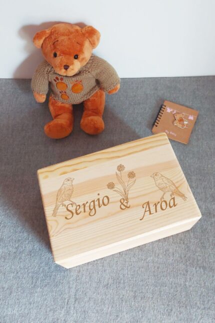 Caja de madera BIRDS