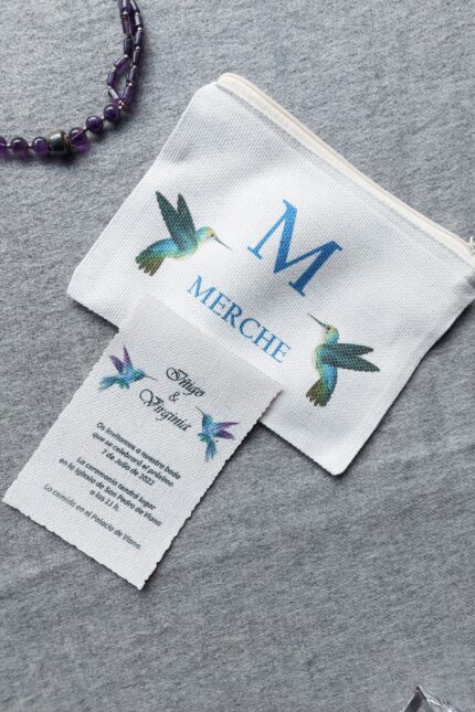 Invitaciones de Boda en tela con un toque especial TOILE