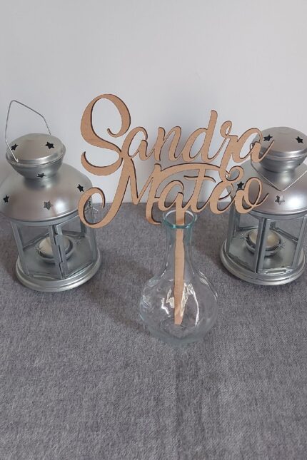 Topper de Madera PAREJA