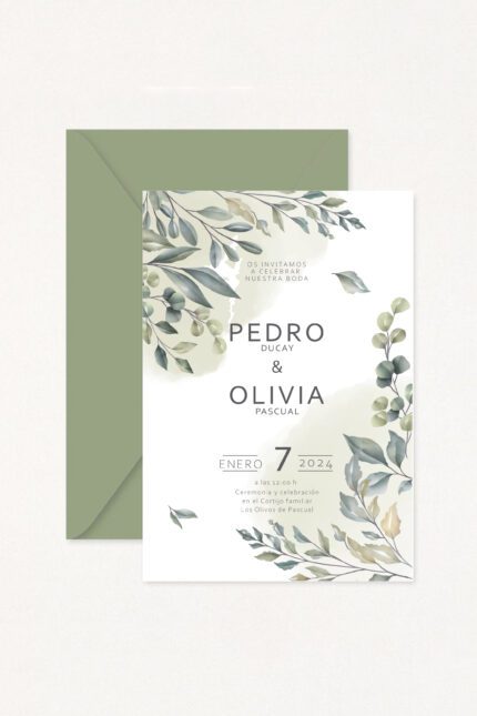 Invitaciones de Boda BOTANIC