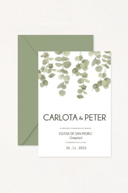 Invitaciones de Boda LEAVES