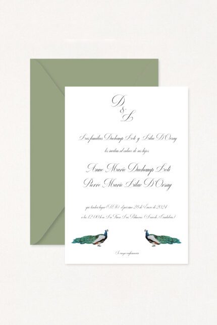 Invitaciones de Boda MONOGRAM