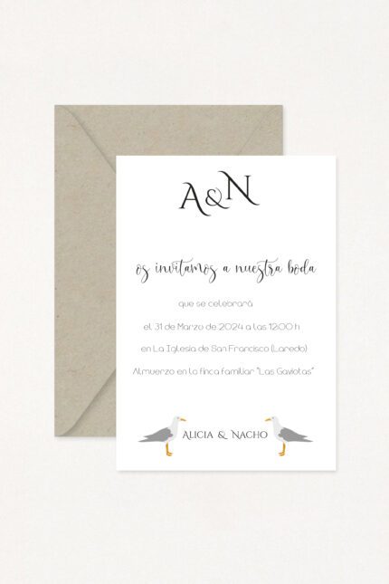 Invitaciones de Boda OCEAN