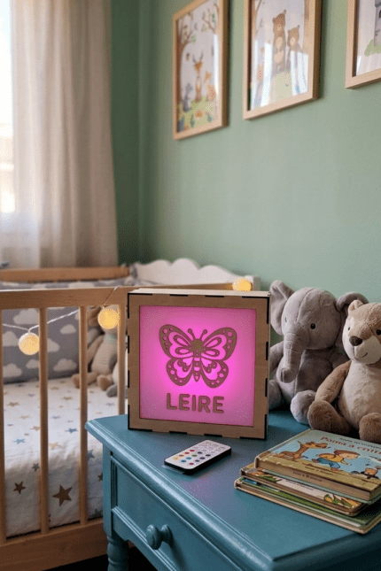 Lámpara personalizada SQUARE BUTTERFLY