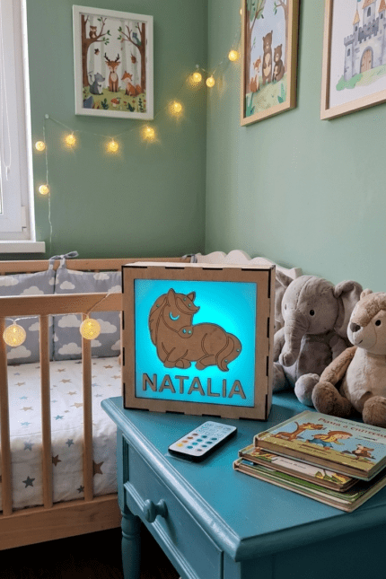 Lámpara personalizada SQUARE UNICORN