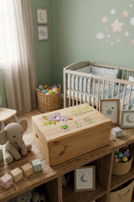 Caja de Madera Natalicio KOALA