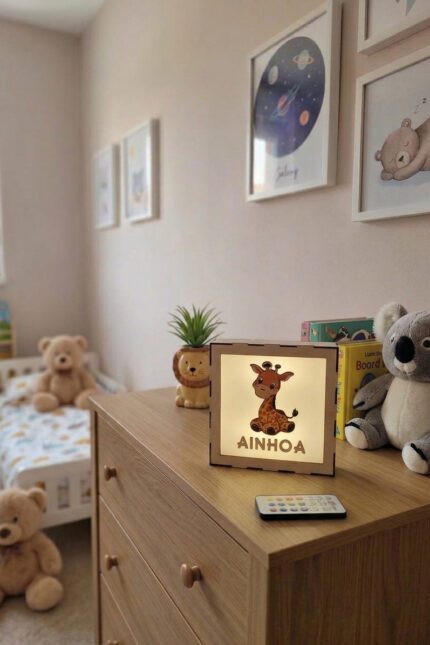Lámpara Personalizada SQUARE JIRAFA