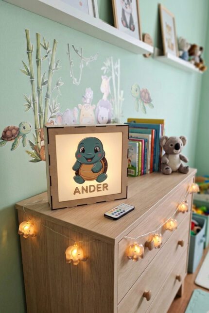 Lámpara Personalizada SQUARE TORTUGA